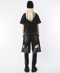 WEGO 【ユニセックス着用ITEM】ブリーチグラフィックポロシャツ（SS）