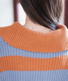 WEGO ハーフジップショートニットプルオーバー