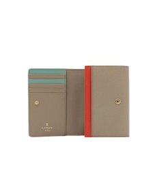 LANVIN en Bleu リュクサンブールカラー 二つ折り被せ財布