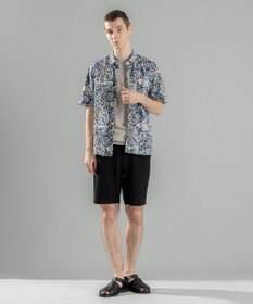 JOSEPH HOMME 新柄【洗える】メキシカントロピカルプリント　半袖レギュラーカラーシャツ