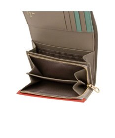 LANVIN en Bleu リュクサンブールカラー 二つ折り被せ財布