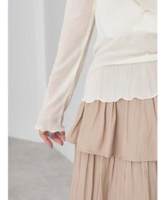 earth music&ecology シアーハイネックメロープルオーバー