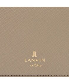 LANVIN en Bleu リュクサンブールカラー 二つ折り被せ財布