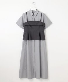 23区 L 【CLASSY.コラボ】ビスチェコンビ シャツワンピース