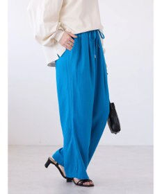 AMERICAN HOLIC 接触冷感リネンブレンドワイドパンツ