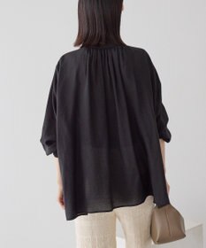 AMERICAN HOLIC スキッパーギャザーブラウス