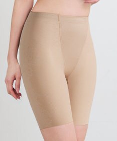 WACOAL 【-５歳の着やせシルエット】 ガードル ロング丈 二の尻キュッと おなかフラットに 吸汗速乾(本体) ラクに着用できる レディース GRC423 /ワコール