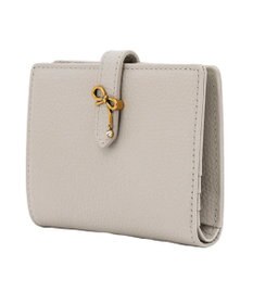 LANVIN en Bleu リュバン コンパクト二つ折り財布