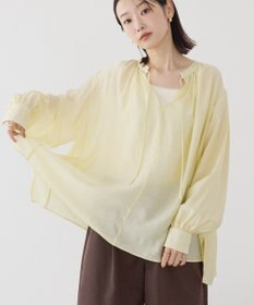 AMERICAN HOLIC スキッパーギャザーブラウス