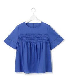 23区 【WEB&一部店舗限定】コットンローン ピンタック フレア ブラウス