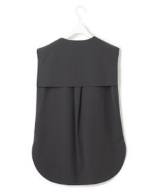 ICB L 【洗える】ヴィンテージスパンブロード ビックカラーブラウス