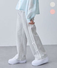 ANY KIDS 【洗濯機可能/速乾】ドライタッチ トラックパンツ グレー