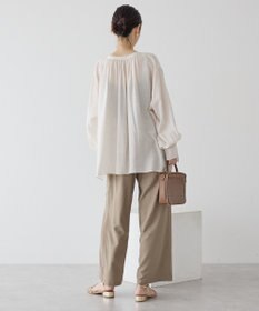 AMERICAN HOLIC スキッパーギャザーブラウス