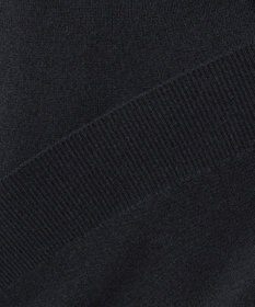 23区 【R(アール)】ウールカシミヤ パールトリム 襟付き五分袖ニット