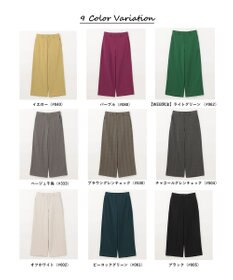 ANY 【ウエストゴム/ストレッチ/裏起毛】シークレットウォーム　ワイド