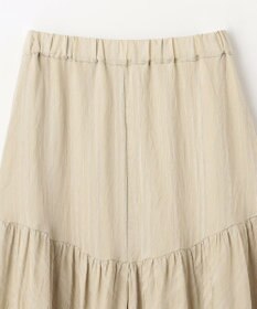 ANY 【ウエストゴム】モールストライプティアードスカート