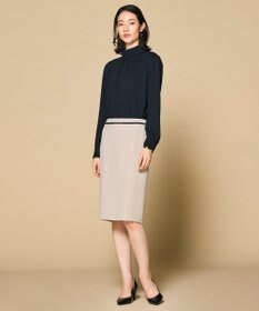 BEIGE， 【L-size】EVA / ハイネックロングスリーブブラウス