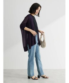 Green Parks 接触冷感シアーニットカーディガン