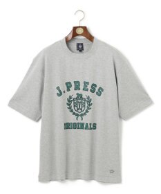 J.PRESS MEN 【J.PRESS ORIGINALS】【UNISEX】Cotton Jersey CRST Logo T-shirt