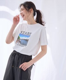 ANY L オーガビッツロゴ・フォトTシャツ