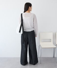 CRAFT STANDARD BOUTIQUE シアーボーダーヘンリーネックロンT