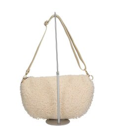 INTER-CHAUSSURES 【ANDREA CARDONE】レザーストラップボアショルダーバッグ