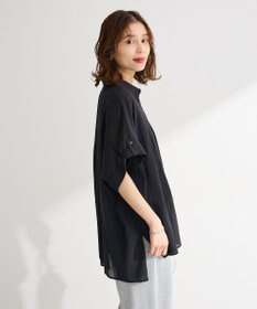 Green Parks タック入りオーバーサイズシャツ
