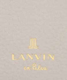 LANVIN en Bleu リュバン コンパクト二つ折り財布