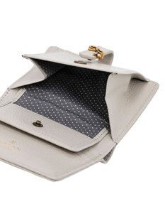 LANVIN en Bleu リュバン コンパクト二つ折り財布