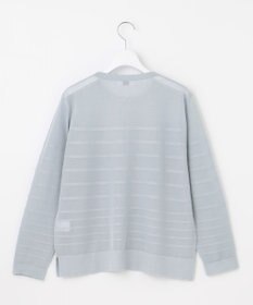 J.PRESS LADIES S 【WEB限定・洗える】Vis/Peスパーク シアー ボーダー ニット