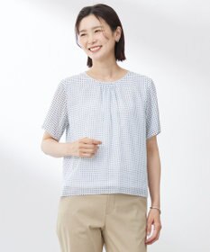 J.PRESS LADIES S 【洗える】スクエアープリント カットソー