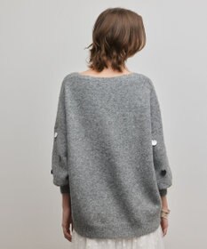 GRACE CONTINENTAL スパンコールニットトップ