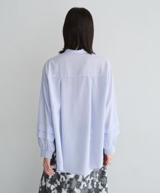 YECCA VECCA 2way裾アレンジパール釦ブラウス