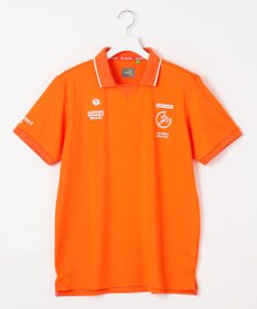 PW CIRCULUS 【MEN】【ストレッチ / UVケア】ガゼット カノコ ポロシャツ オレンジ系