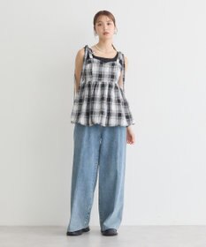 earth music&ecology ハイウエストデニムパンツ