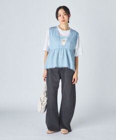 OP／FILA 【Ocean Pacific】Vネックレースビスチェ