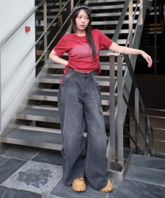 WEGO スプレーロゴドロストちびT