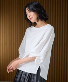 ANY L 【洗濯機可】シルケットスムースタックスリーブプルオーバー