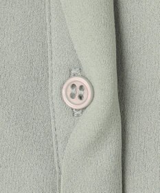 ICB 【洗える】イージージョーゼット バンドカラーカットソー