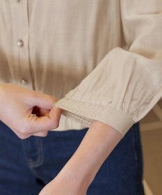 Tiaclasse パールボタンシアーブルゾン