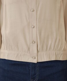 Tiaclasse パールボタンシアーブルゾン