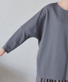 Tiaclasse L 【洗える】袖パールドルマントップス