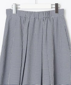 J.PRESS LADIES 【洗える】アセVis ギンガム スカート
