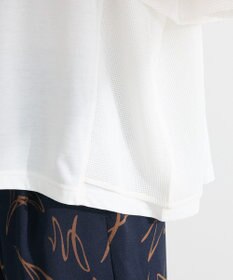 Green Parks 袖メッシュドッキングロゴプルオーバー