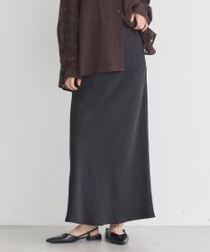 earth music&ecology ストレッチサテンスカート