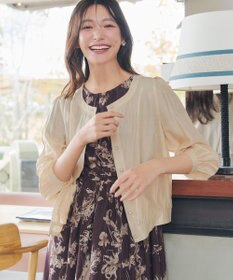 Tiaclasse パールボタンシアーブルゾン