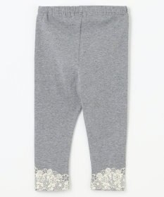 組曲 KIDS 【80-100㎝】１０分丈フラワープリント レギンス