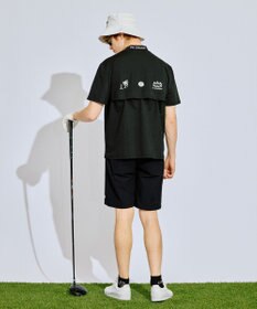 PW CIRCULUS 【吸水速乾 / ストレッチ】【MEN】ストレッチメッシュカノコ ベンチレーションモックT ゴルフ