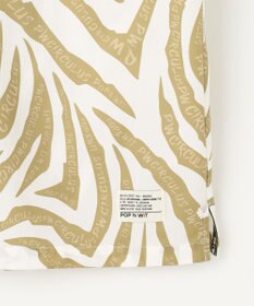 PW CIRCULUS 【雑誌掲載 / 高通気 / 軽撥水 / 軽量のDotAir 使用】【MEN】ゼブラ柄開襟シャツ