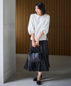 ANY L 【洗濯機可】シルケットスムースタックスリーブプルオーバー